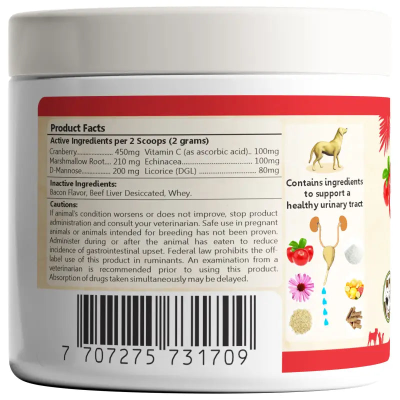 Cranberry for Dogs. Urinary Tract Support Makondo