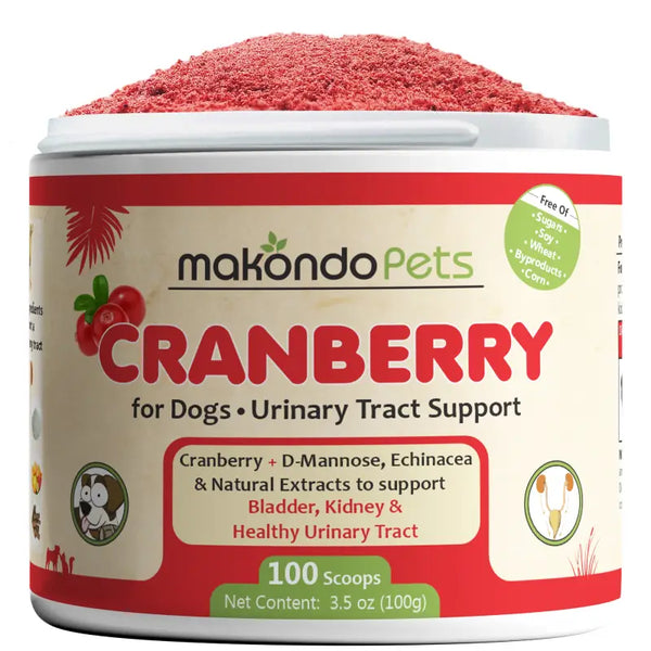 Cranberry for Dogs. Urinary Tract Support Makondo