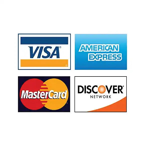 Credit card logos.