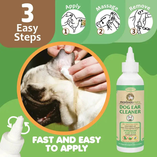Dog Ear Cleaner. 4 Oz Makondo