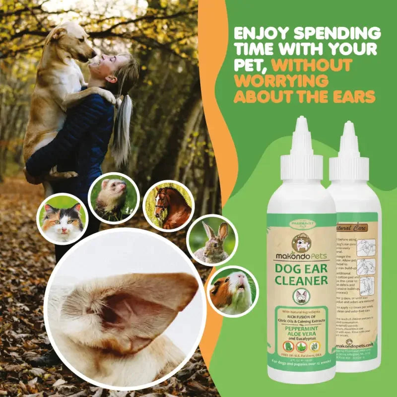 Dog Ear Cleaner. 4 Oz Makondo