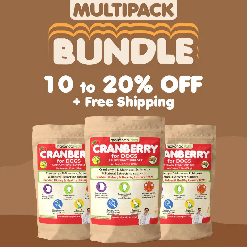 Bundle Cranberry For Dogs / Urinary Tract 3 Or 6 Pack - Pet
