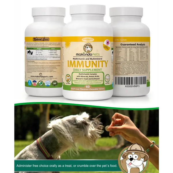 Immune System Booster for Dogs and Cats - Makondo Pets