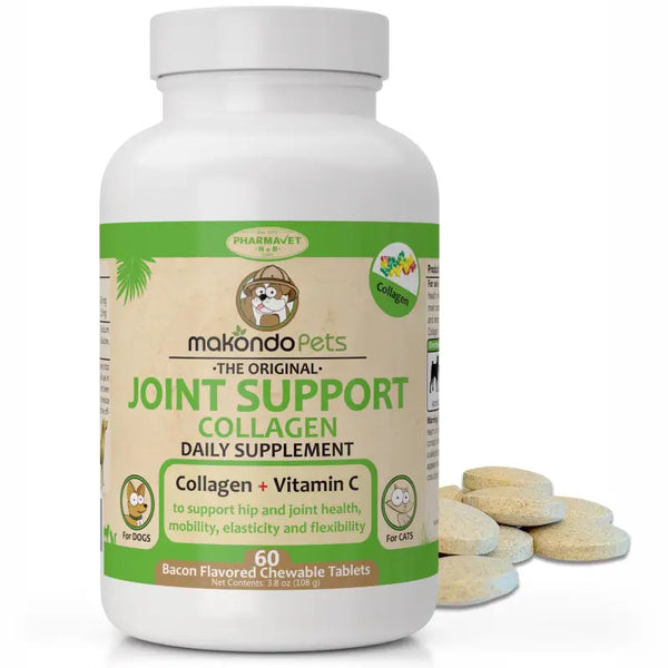 Collagen with Vitamin C for Dogs and Cats - 60 Tablets -