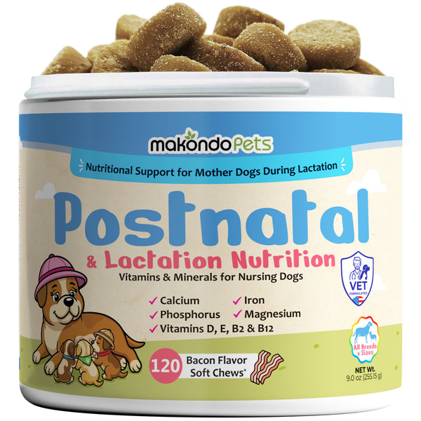 Dog Postnatal & Lactation Nutrition | 120 Soft Chews
