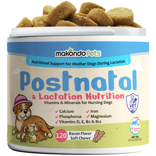 Dog Postnatal & Lactation Nutrition | 120 Soft Chews