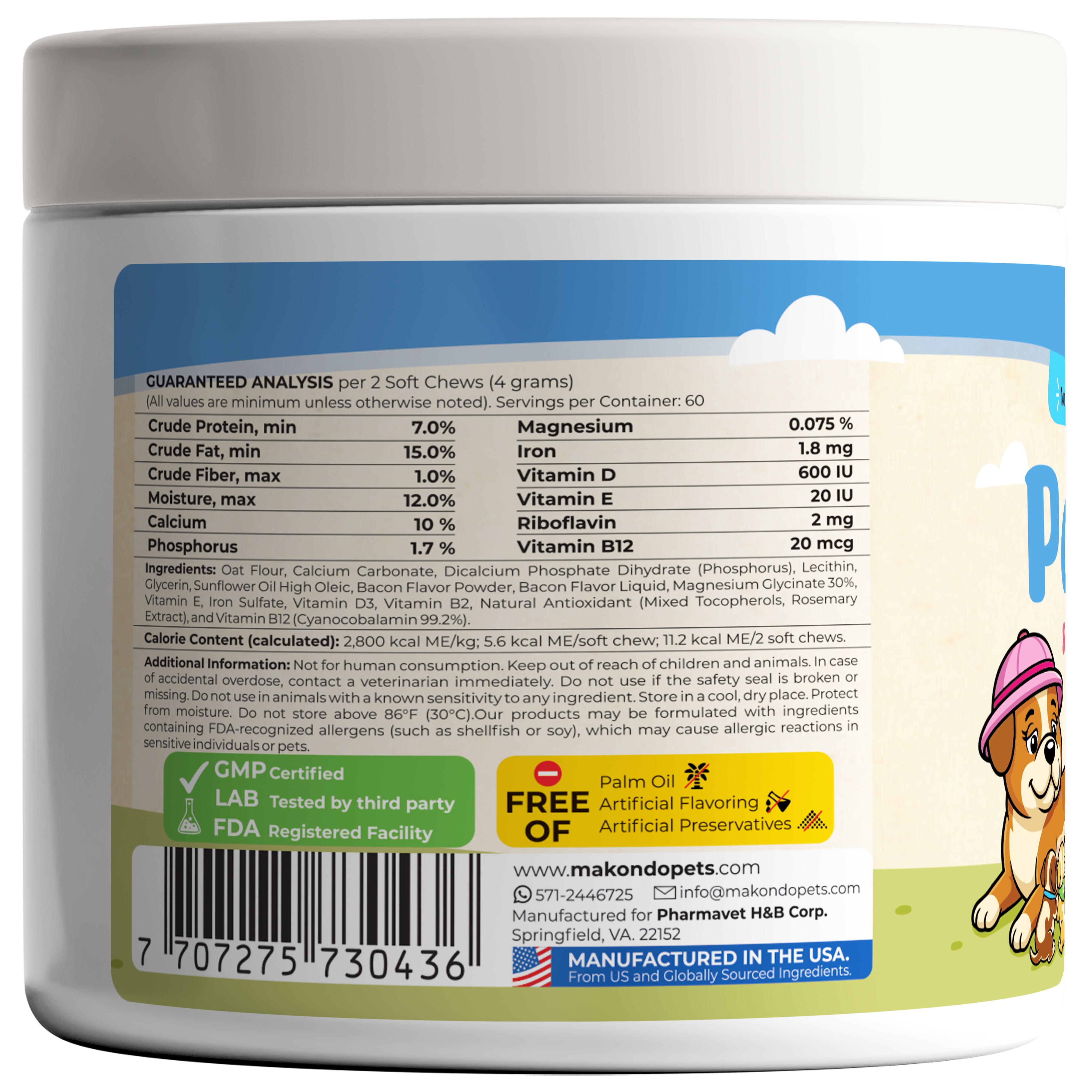Dog Postnatal & Lactation Nutrition | 120 Soft Chews | Breeders