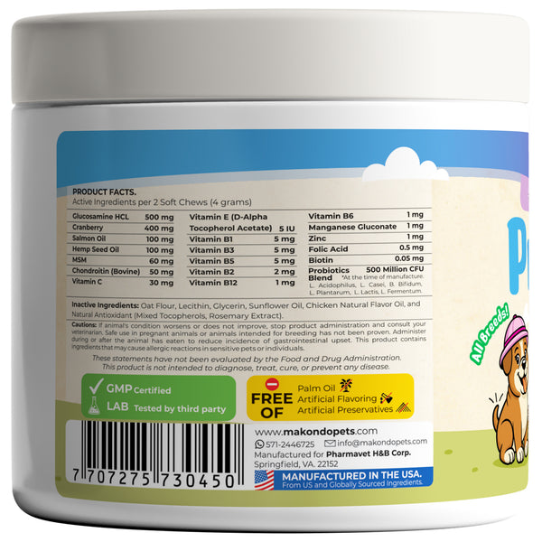 Dog Prenatal Vitamins | All Breeds | 120 Soft Chews