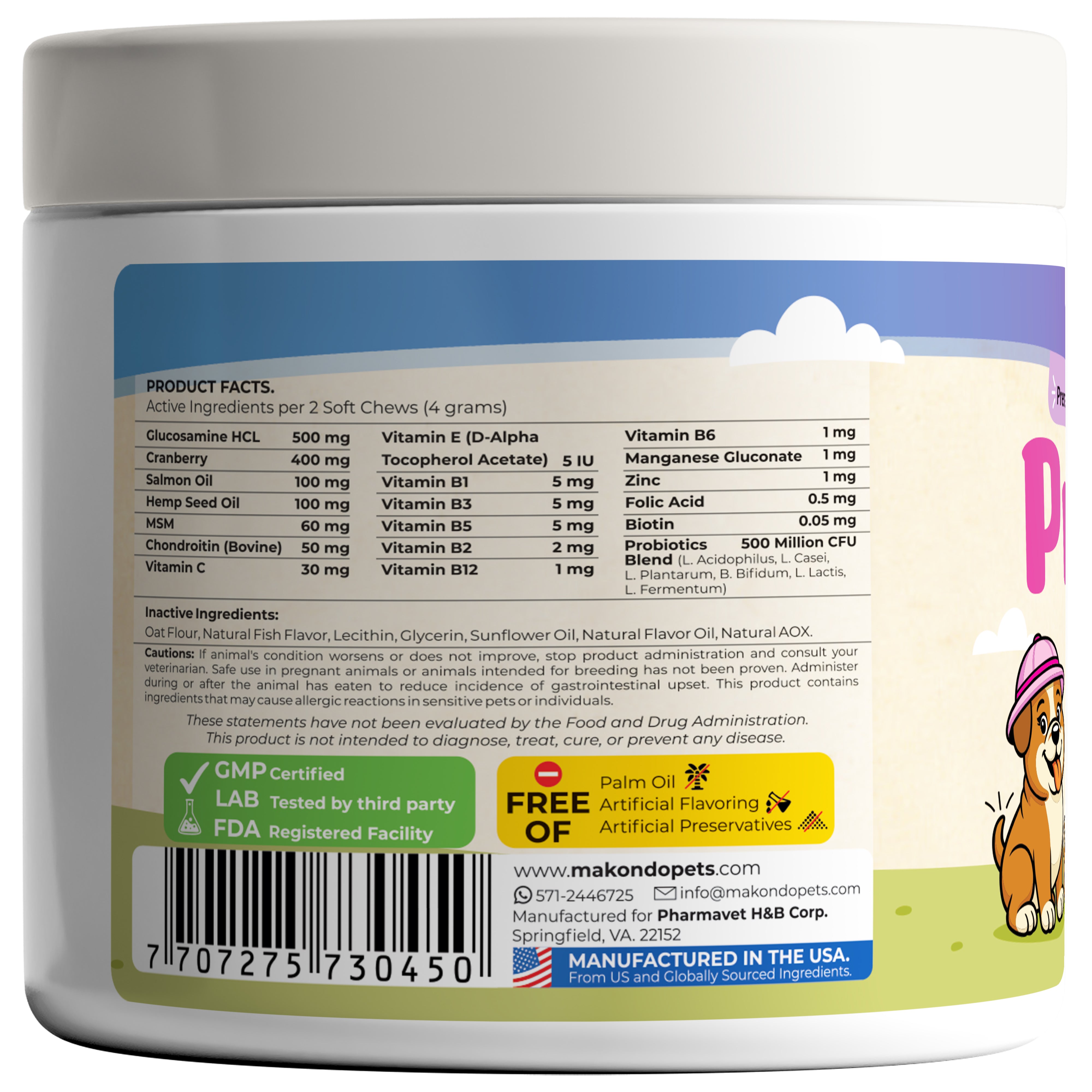 Dog Prenatal Vitamins - 120 Soft Chews