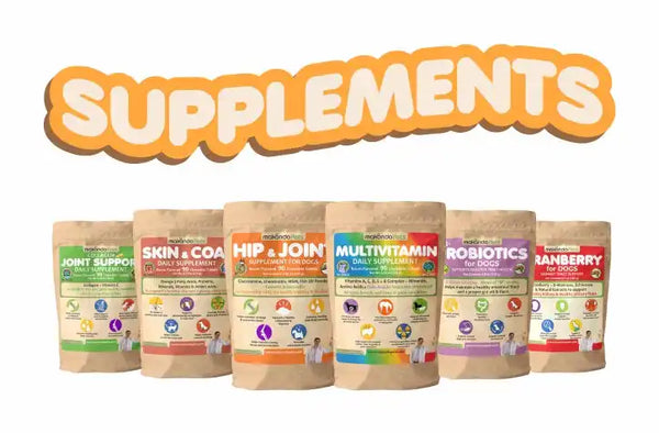 Dog supplement pouches.