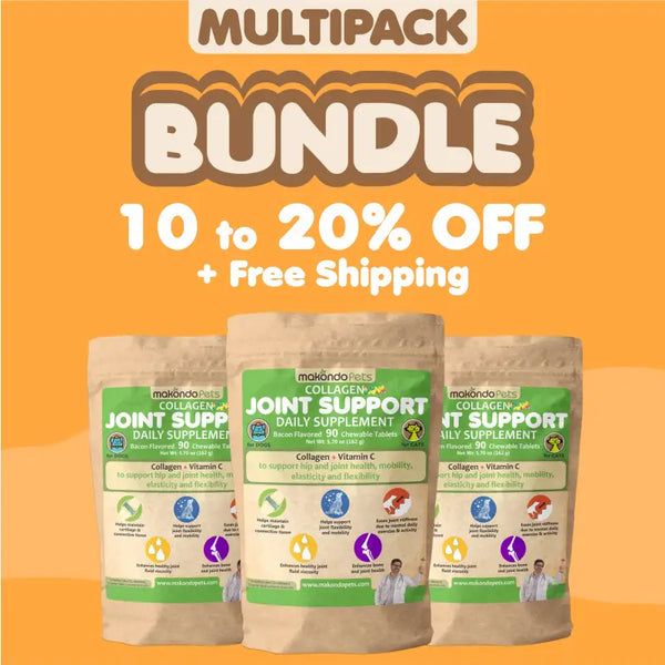 Makondo Pets Collagen for dogs cats or pack