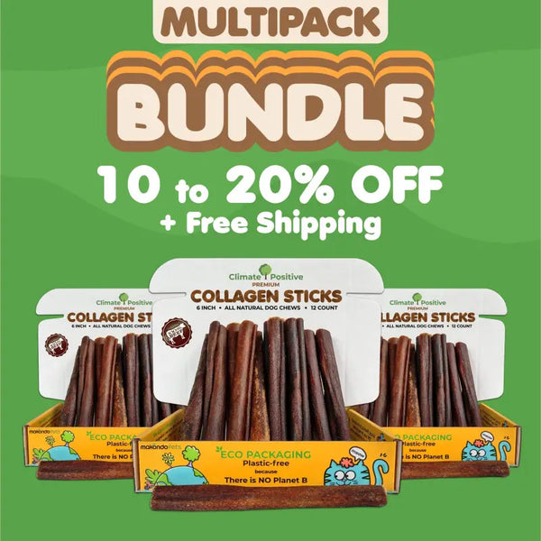 Bundle Collagen Sticks - 100% Beef 6 - 3 Or 6 Pack - 3 Pack