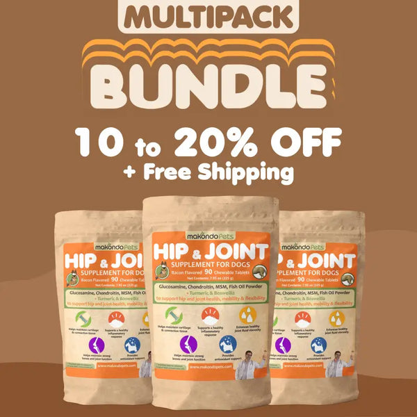 Bundle Hip And Joint Supplement - 3 Or 6 Pack - Pet Vitamins