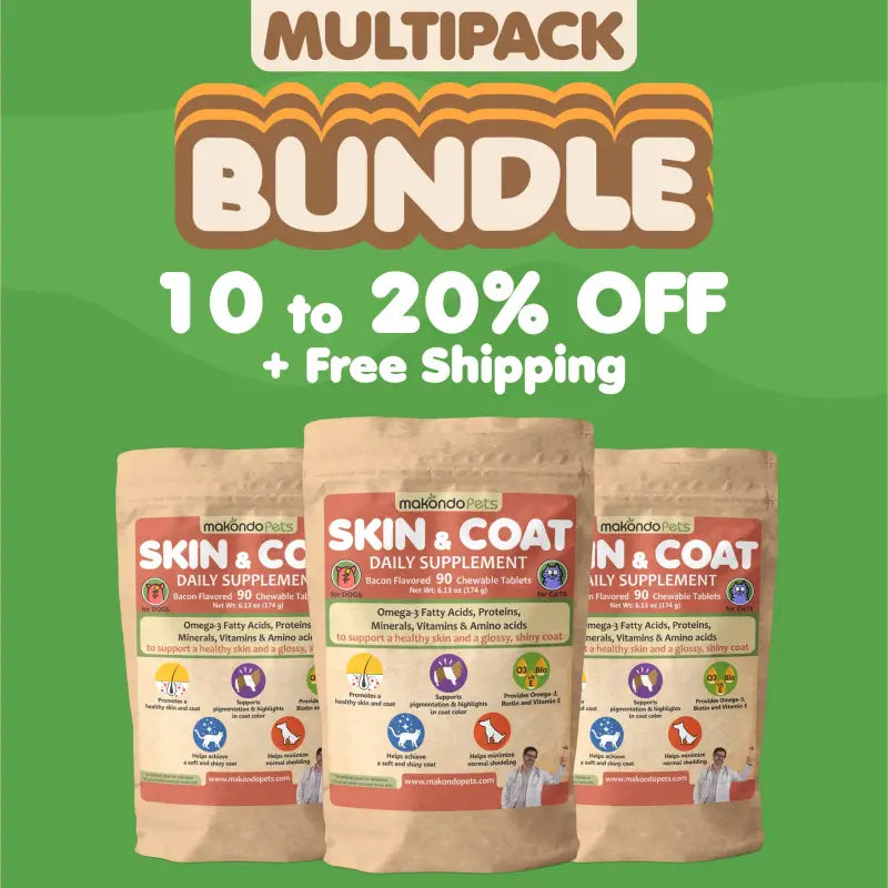 Bundle Skin And Coat Supplement - 3 Or 6 Pack - Supplement