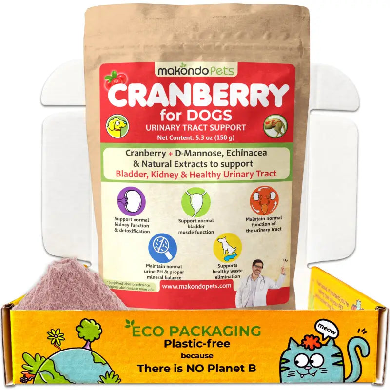 Cranberry For Dogs. Urinary Tract Support - Pet Vitamins