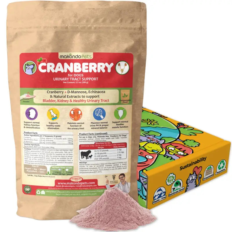 Cranberry For Dogs. Urinary Tract Support - 5.3 ounces - Pet