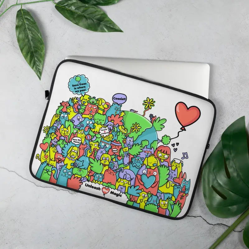 Doodle Laptop Sleeve 13 and 15