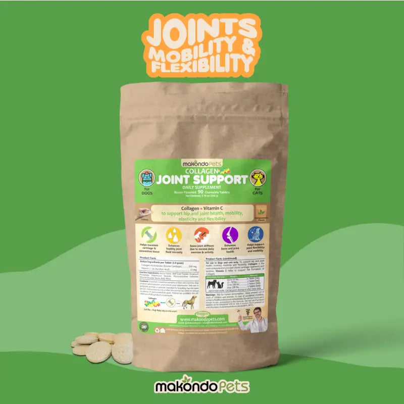 Joint Support - Collagen For Dogs And Cats + Vit c - Pet